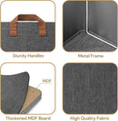 GRANNY SAYS Storage Baskets for Shelves, Closet Organizer Bins, Clothes Storage Bins with Metal Frame, Large Baskets for Organizing and Storage, Collapsible, Dark Gray, 2-Pack by CozyNest Decor