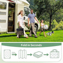 GENIMO Outdoor Rug 5' x 8' Waterproof for Patio Clearance, Reversible Plastic Straw Camping Carpet, Lightweight Mats for Rv, Backyard, Deck, Porch, Picnic, Beach, Balcony, Black & Brown by CozyNest Decor