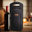 ALLCAMP 6 Piece Wine Travel Bag and Insulated Wine Carrier Tote Carrying Cooler Bag with Handle,Great Gift for Wine Lover by TinyTreasures Baby Boutique