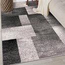 Rugshop Modern Distressed Boxes Area Rug 3' 3" x 5' Gray by TinyTreasures Baby Boutique