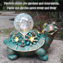 JOYBEE Garden Statues Turtle with Solar Lantern Outdoor Decor-Turtle Solar Figurines Lights Decorations for Patio Yard Lawn Ornaments-Gifts for Birthday Easter Housewarming by CozyNest Decor