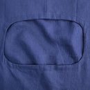 Amazhiyu 100% Linen Door Hanging Laundry Hamper Bag, 19x27 Inches (Navy) by CozyNest Decor