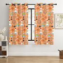 Kids Space UFO Rocket Blackout Curtains - 100% Blackout, Thermal Insulated, Noise Reducing, Perfect for Kids Room and Nursery, 2 Panels (Sunny Space Parade, W52×L63) by TinyTreasures Baby Boutique