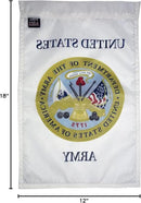 FlagSource U.S. Army Nylon Garden Flag, Made in The USA, 18x12" by GreenHaven Gardens