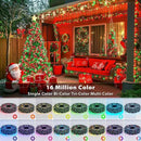 JMEXSUSS 800 LED Color Changing Christmas Lights Outdoor, 272ft 8 Modes Christmas String Lights Plug in, Waterproof Green Wire LED Christmas Tree Lights by GreenHaven Gardens