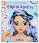 Sticker Stylish Dress up Jewelry. Sticker Activity Book for Kids. Learn Girls Fashion Design with Stickers and Guides for Kids 5 and up with 250+ Reusable Stickers. Gift for Girls by TinyTreasures Baby Boutique