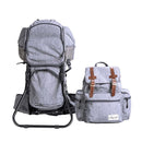 ClevrPlus Urban Explorer Child Carrier Hiking Baby Backpack, Heather Gray by TinyTreasures Baby Boutique