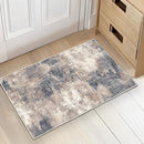 AMADA HOMEFURNISHING Washable Entry Rug, 2x3 Modern Abstract Rug with Short Pile and Non-Slip Backing, Small Rug with Abstract Pattern for Entryway, Kitchen and Living Room, Brown by TinyTreasures Baby Boutique
