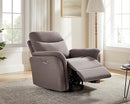 Power Recliner Chair Swivel Glider, Electric Rocking Recliner Chairs with USB and Type-C Ports, Nursery Chair Recliner for Living Room, Bedroom, Apartment（Light Brown） by TinyTreasures Baby Boutique