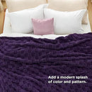Bedsure GentleSoft Blankets Queen Size for Bed - Super Soft Cozy Blanket for Women Men Girls, Large Fuzzy Fleece Throw for Bedroom Decor, Purple, 90x90 Inches by CozyNest Decor