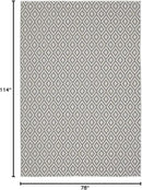 Home Dynamix Tripoli Lydia Geometric Area Rug, Gray/Cream, 6'6"x9'6" Rectangle by GreenHaven Gardens