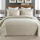 MarCielo 3-Piece 100% Cotton Oversized Bedspread Lightweight Quilt Coverlet Embroidery Farmhouse Bedding Set (TM Khaki Beige, Oversized King (118"x106")) by CozyNest Decor