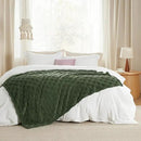 Bedsure GentleSoft Dark Green Throw Blanket for Couch - Super Soft Cozy Blankets Gifts for Women Men Girls, Cute Small Fleece Throws for Bedroom Home Decor, 50x70 Inches by CozyNest Decor