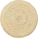 REDEARTH · Cylindrical Pouf Foot Stool Ottoman - Jute Braided Pouffe Poof Accent Sitting Footrest for Living Room, Bedroom, Nursery, Patio, Lounge Set of 2 (Natural Rust, 14.5"x14.5"x16") by CozyNest Decor