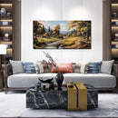 Natural Landscape Pictures for Living Room Wall Decoration,Large Farmhouse Wall Decor Office Canvas Wall Art 29 x 59 Inch by CozyNest Decor