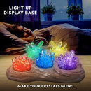 National Geographic Mega Crystal Growing Kit - Grow 6 Crystals with Light-Up Stand, Science Gifts for Kids 8-12 by TinyTreasures Baby Boutique