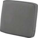 Classic Accessories Montlake Water-Resistant 21 x 20 x 4 Inch Patio Lounge Back Cushion, Light Charcoal Grey, Outdoor Loveseat Cushions by GreenHaven Gardens