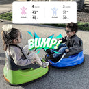 12V Kids Bumper Car, Electric Baby Bumper Car for Toddlers with Remote Control, 3 Speeds - Green by TinyTreasures Baby Boutique