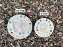 DIY Stepping Stone Kit, Handprint Stepping Stone, Mother's Day Gift, Footprint Stepping Stone (10 Inch) by GreenHaven Gardens