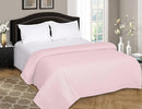 BELIZZI HOME 100 Cotton Bed Blanket, Breathable Bed Blanket Twin Size, Cotton Thermal Blankets Twin, Perfect for Layering Any Bed for All Season, Baby Pink by CozyNest Decor