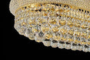 Rectangular Crystal Chandeliers for Dining Room,10 Lights Adjustable Height Oval Crystal Ceiling Light Fixture for Kitchen Island, Gold Finish, L36'' by CozyNest Decor