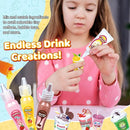 20 PCS Miniature Drink Marker Kit, Miniature Food Toys, Kitchen Pretend Food DIY Crafts Kits for Kids Ages 8-12, Girls Gift for Christmas, Birthday, Collectors, Resin Play, NOT Edible by TinyTreasures Baby Boutique