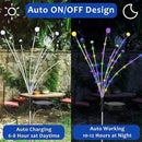 Zavothy Solar Garden Lights, Christmas Decorations Solar Fairy Lights Outdoor Waterproof, 4 Pack 32LEDs Sway by Wind, Dancing Fireflies Lights for Garden Decor Yard Patio Pathway Decoration by GreenHaven Gardens