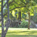Woodstock Chimes Pluto Wind Chime for Outside 37" Black Teak Medium Tone Sound for Outdoor Garden, Patio, Porch Decor Gifts, Encore Collection, DCKT37 by CozyNest Decor