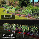 ZGWJ Solar Firefly Lights 2 Pack 20 LED, New Upgraded Solar Swaying Light with Leaves, Waterproof Solar Outdoor Lights for Garden Patio Pathway Outdoor Decor Halloween Christmas Decoration Warm White by GreenHaven Gardens