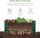 Best Choice Products 4x2x2ft Outdoor Metal Raised Garden Bed, Oval Deep Root Planter Box for Vegetables, Flowers, Herbs, and Succulents w/ 101 Gallon Capacity, Rubber Edge Guard - Dark Green by GreenHaven Gardens