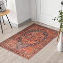 Keen Home Design 2x3 Rug - Machine Washable Entry Rug with Non-Slip Backing, Ideal for Enteryway, Kitchen, Bathroom, Laundry Room - Vintage, Easy Clean, Durable, Low Pile Rug - (2' x 3') by CozyNest Decor