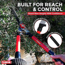 TABOR TOOLS B620A Hedge Shears with Wavy Blade for Trimming Borders, Boxwood, and Bushes, Manual Hedge Clippers with Comfort Grip Handles. by GreenHaven Gardens