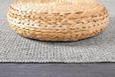 CAMILSON Easy Jute Rug 2x3, Indoor Outdoor Gray Color Farmhouse Area Rugs for Living Room and Kitchen Rug, Solid Boho Woven Design, Easy-Cleaning, Washable Outside Carpet Alfombras (2 x 3) by CozyNest Decor
