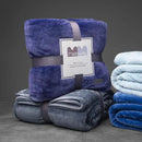 Mellowdy Extra Thick Hearty Plush Flannel Blanket (Violet Purple, 60x80) - 500GSM Twin Size Warm Blanket for Winter, Fall | Soft, Fluffy, Cuddly, Perfect for Bed, Oversized Throw for Couch, Sofa by CozyNest Decor