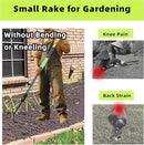 Weed Puller, Long Handle Crack Weeder Tool Hand Cultivator with Soft Foam Grip, Durable Curved Head Hook Weed Remover Tool Ideal for Weeding Digging Edging Planting Cultivating Scraping by GreenHaven Gardens