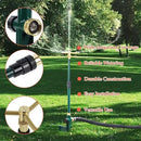 ATDAWN 3-Arm Garden Sprinkler, High-Rise Lawn Sprinkler, 360 Degree Rotation Garden Water Sprinklers, Lawn Irrigation System, Gardening Watering System, Large Area Coverage by GreenHaven Gardens