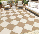 HEBE Outdoor Rug Waterproof 8x10, Plastic Straw Rug Camping Rug, Reversible Outdoor Patio Rugs RV Mat Clearance, Indoor Outside Floor Carpet for Porch,Deck,Camper,Balcony,Backyard by GreenHaven Gardens