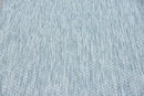 Unique Loom Outdoor Border Collection Area Rug - Soft Border (5' 1" x 8' Rectangle, Aquamarine/ Ivory) by GreenHaven Gardens