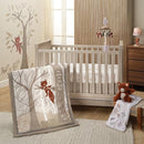 Lambs & Ivy Treetop Fox Woodland Tree Nursery 3-Piece Baby Crib Bedding Set by TinyTreasures Baby Boutique