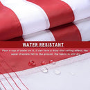 American Flag 6x10 Outside, US Flags for Outdoor Indoor, Heavy Duty Durable, Deluxe Embroidered Stars, Brass Grommets, Sewn Stripes, Vivid Color, Fade Resistant and waterproof by GreenHaven Gardens