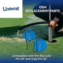 Underhill Diaphragm and Plunger for Water Pump Big Gulp Pro 36 Inch and Gulp Pro 22 Inch Pumps, Replacement Parts, Repair, A-GRPD by GreenHaven Gardens