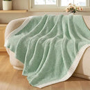 Joiedomi Throw Blanket for Couch Bed, Sage Green Knitted Blankets Gifts for Women Mom Girls, Cozy Cute Soft Throw Home Room Decor Aesthetic for Women Mothers Birthday Gifts 50x60 Inches by CozyNest Decor
