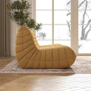 Big Bean Bag Chairs for Adults, 3 Seater Large Bean Bag Chair Sofa, Fireside Chair Lazy Sofa Chair with High Density Comfortable Foam, Modern Bean Bag for Living Room, Bedroom, Office (Yellow) by CozyNest Decor