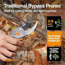 Fiskars House Plant Starter Tool Gift Set with Bypass Pruner, Trowel, Cultivator, and L/XL Garden Gloves, Accessories for Indoor Gardening (4 Piece Kit) by GreenHaven Gardens