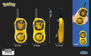 eKids Pokemon Walkie Talkies Pikachu Toys FRS Walkie Talkies for Kids Long Range Static Free Easy to Use For Indoor and Outdoor Games by TinyTreasures Baby Boutique