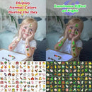 96 PCS Farm Barnyard Animal Glow In The Dark Pre-Cut Temporary Tattoos Sticker 1st First 2nd Birthday Decorations Party Favors Supplies Gift Boy Girl Farmhouse Tattoo School Reward Themed (Luminous) by GreenHaven Gardens