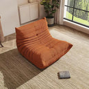 Bean Bag Chair, Oversized Bean Bag Chair for Living Room, Fireside Chair for Adults with Memory Foam Filled, Big Accent Sofa Lounge Floor Sofa for Gaming, Reading, Relax, No Assembly Required(Orange) by CozyNest Decor