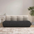 Bean Bag Chair, Oversized Fireside Chair Bean Bag Sofa Large Bean Bag Chair for Adults, 3 Seater Bean Bag Chairs for Teens with High Density Comfortable Foam, Bean Bag for Living Room(Black&White) by CozyNest Decor