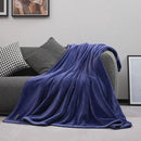 Mellowdy Extra Thick Hearty Plush Flannel Blanket (Violet Purple, 60x80) - 500GSM Twin Size Warm Blanket for Winter, Fall | Soft, Fluffy, Cuddly, Perfect for Bed, Oversized Throw for Couch, Sofa by CozyNest Decor