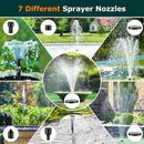 POPOSOAP Solar Fountain Pump, 20W Solar Powered Water Pump with 6.6FT Water Pipe, 320GPH Solar Pond Pump for Pond, Fish Tank, Yard and Wildlife Garden by GreenHaven Gardens